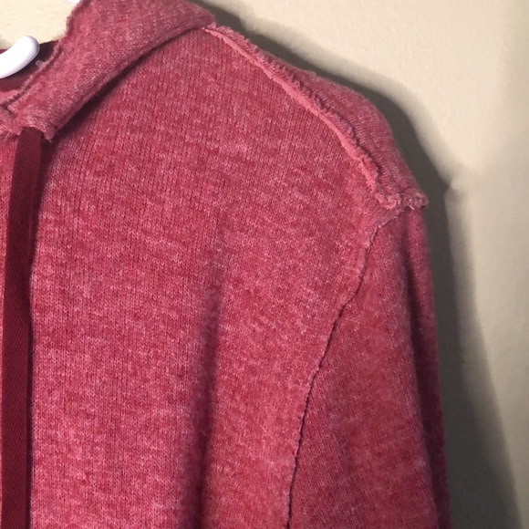 Diesel wool blend raw hem hoodie with pouch - Picture 4 of 7